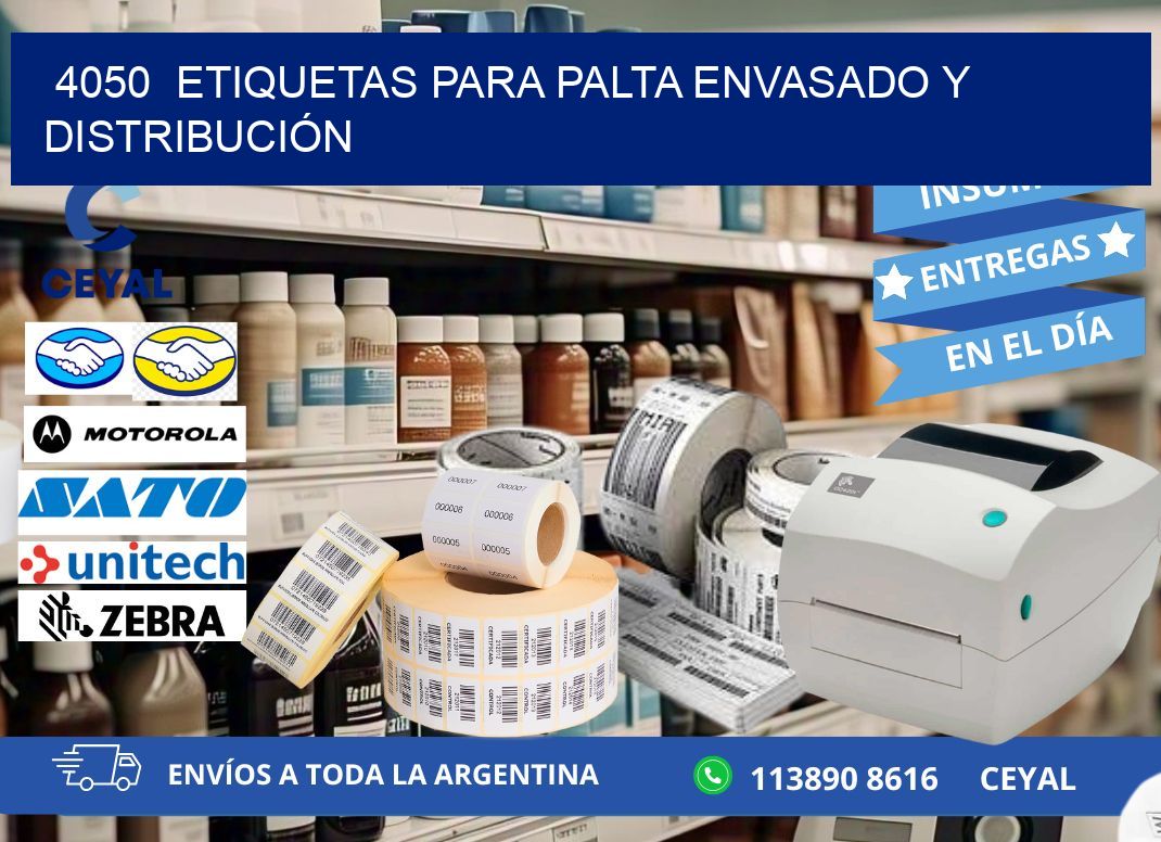 4050  ETIQUETAS PARA PALTA ENVASADO Y DISTRIBUCIÓN