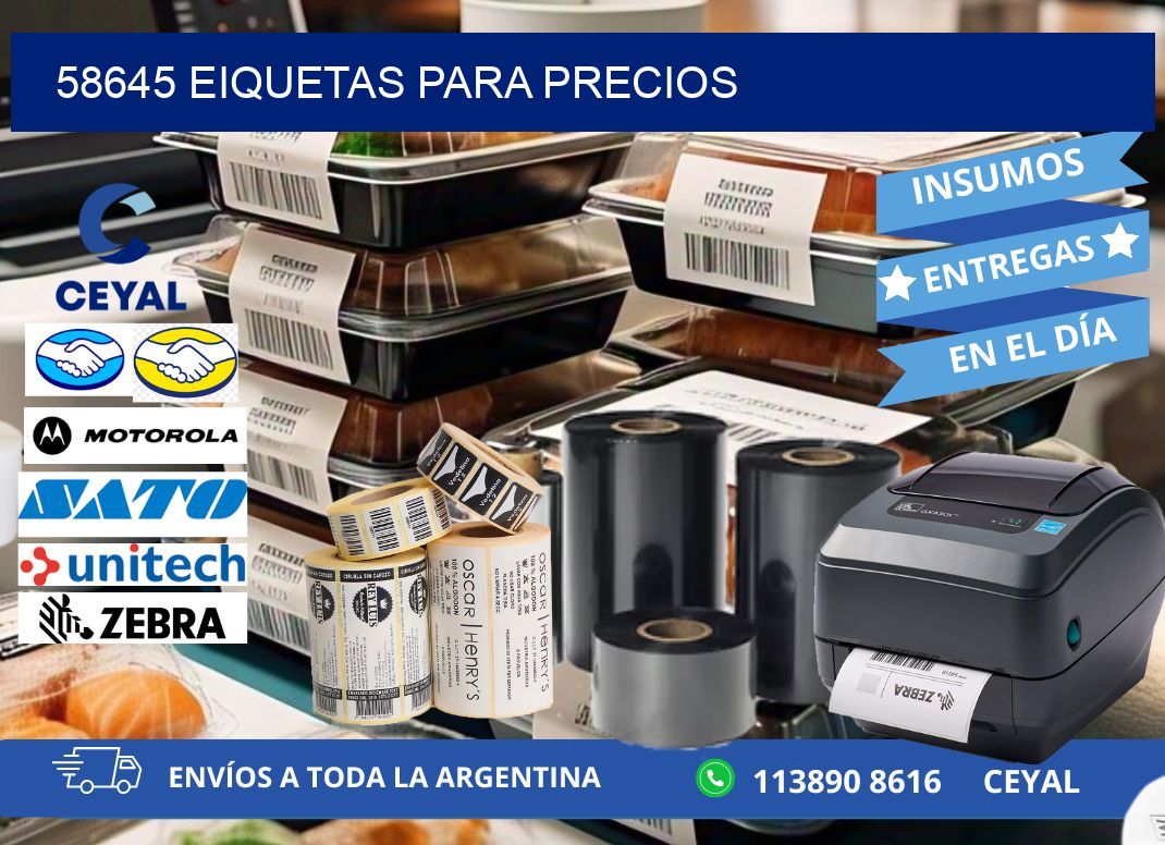 58645 EIQUETAS PARA PRECIOS