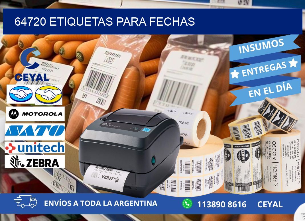 64720 ETIQUETAS PARA FECHAS