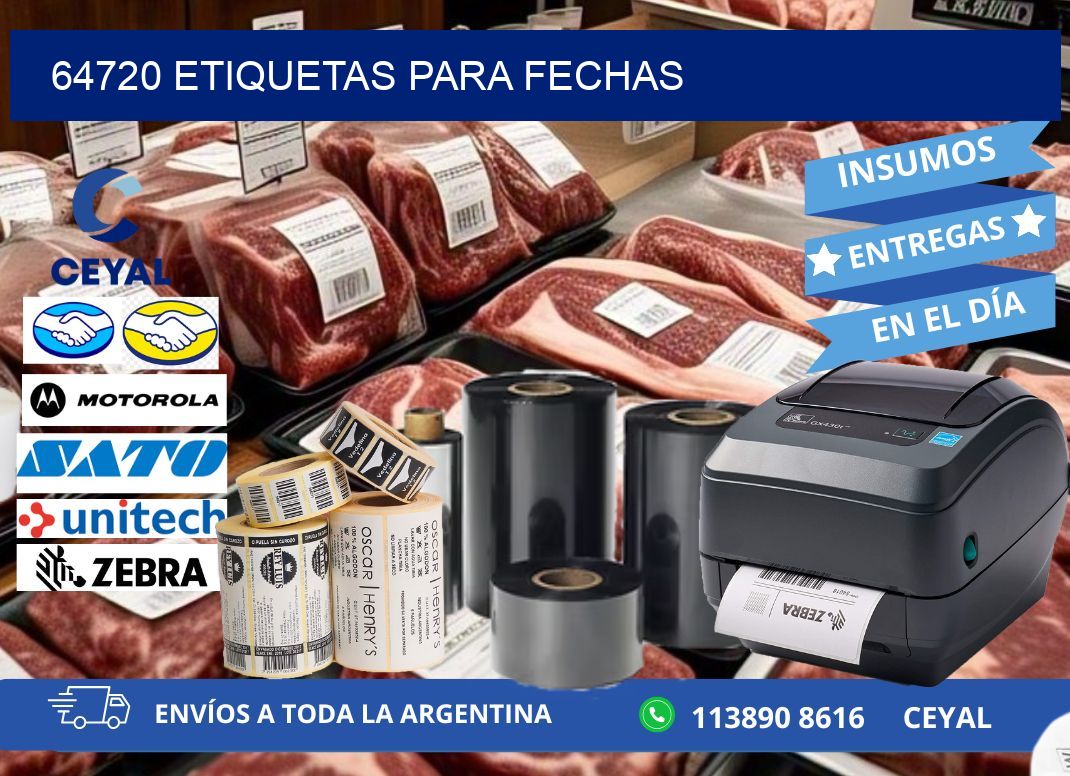 64720 ETIQUETAS PARA FECHAS