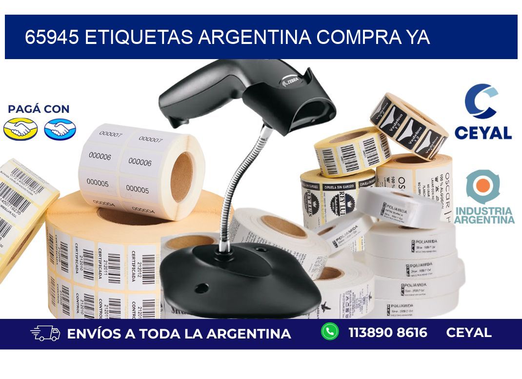 65945 etiquetas argentina COMPRA YA