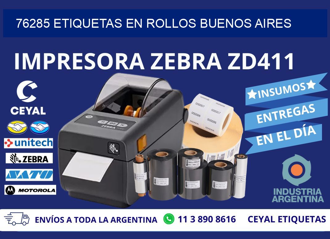 76285 ETIQUETAS EN ROLLOS BUENOS AIRES