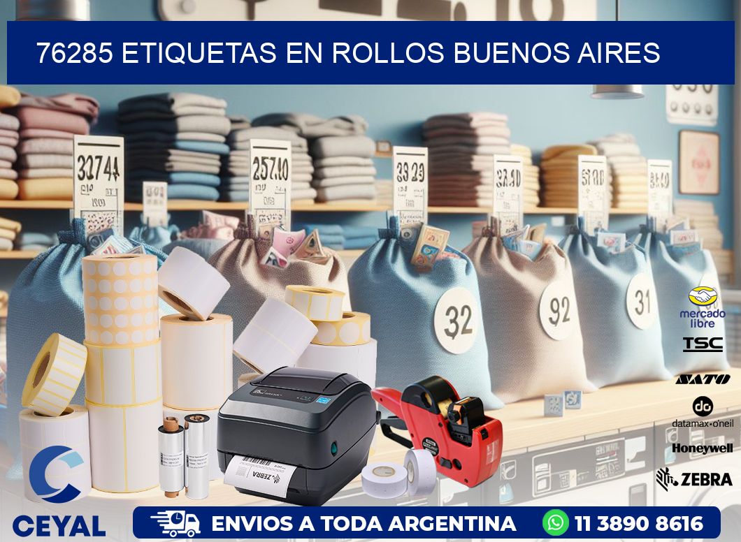 76285 ETIQUETAS EN ROLLOS BUENOS AIRES