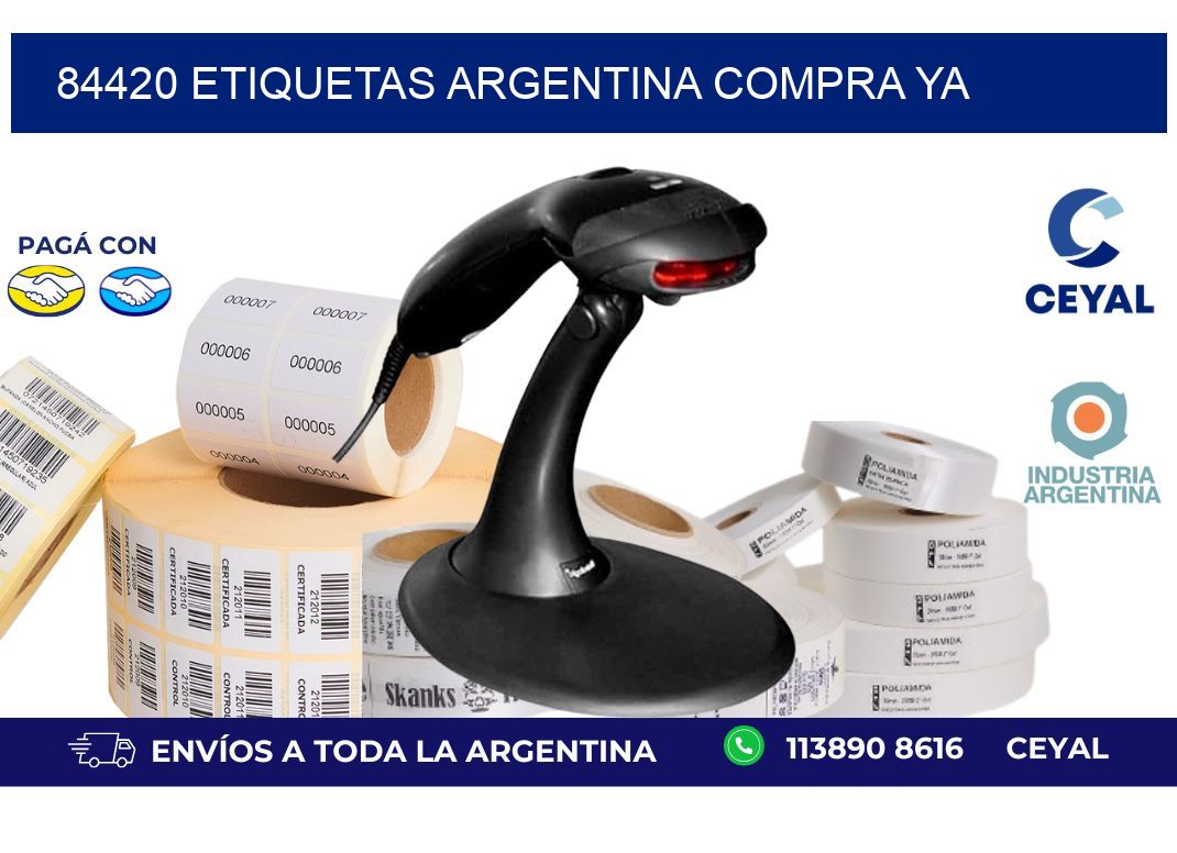 84420 etiquetas argentina COMPRA YA