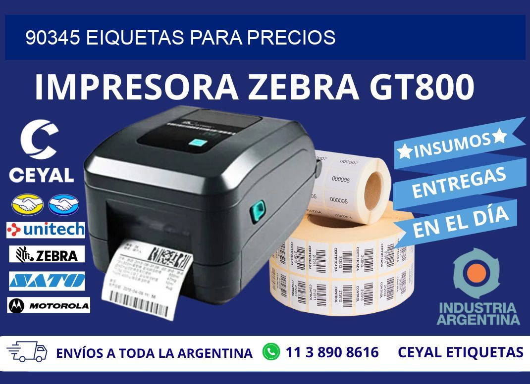 90345 EIQUETAS PARA PRECIOS