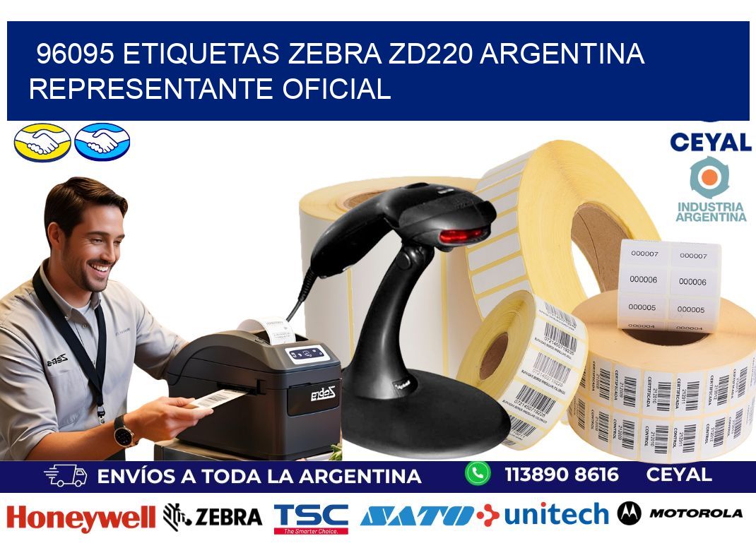 96095 etiquetas zebra zd220 argentina REPRESENTANTE OFICIAL