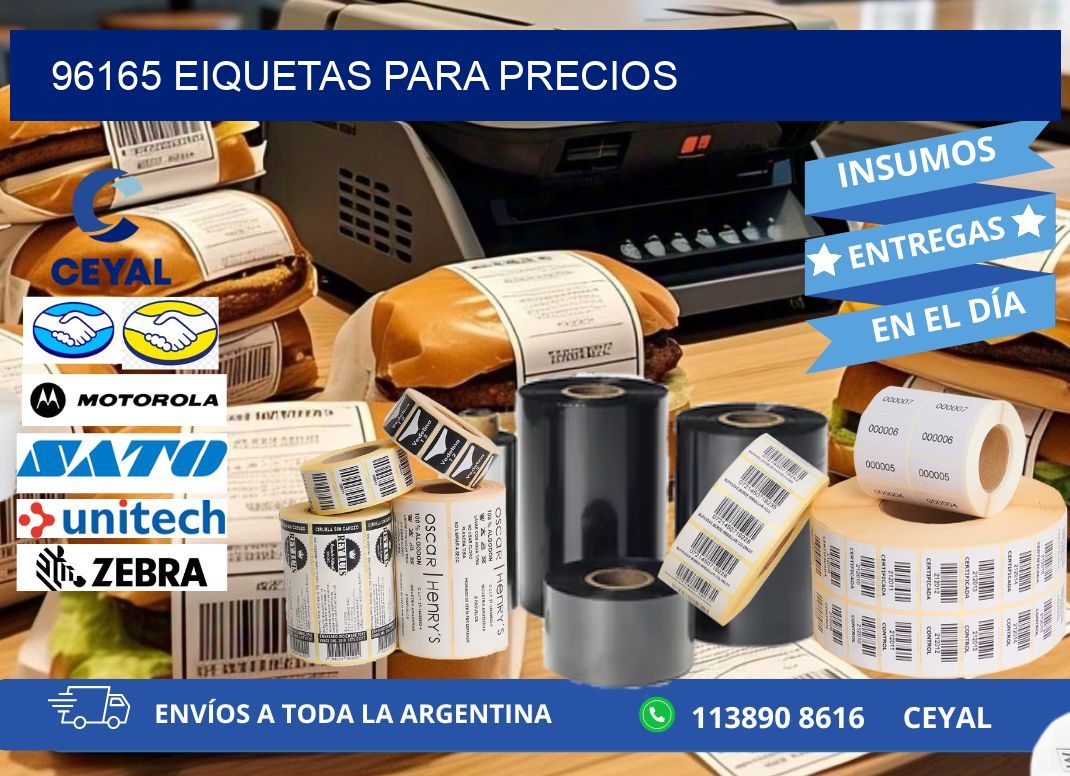 96165 EIQUETAS PARA PRECIOS