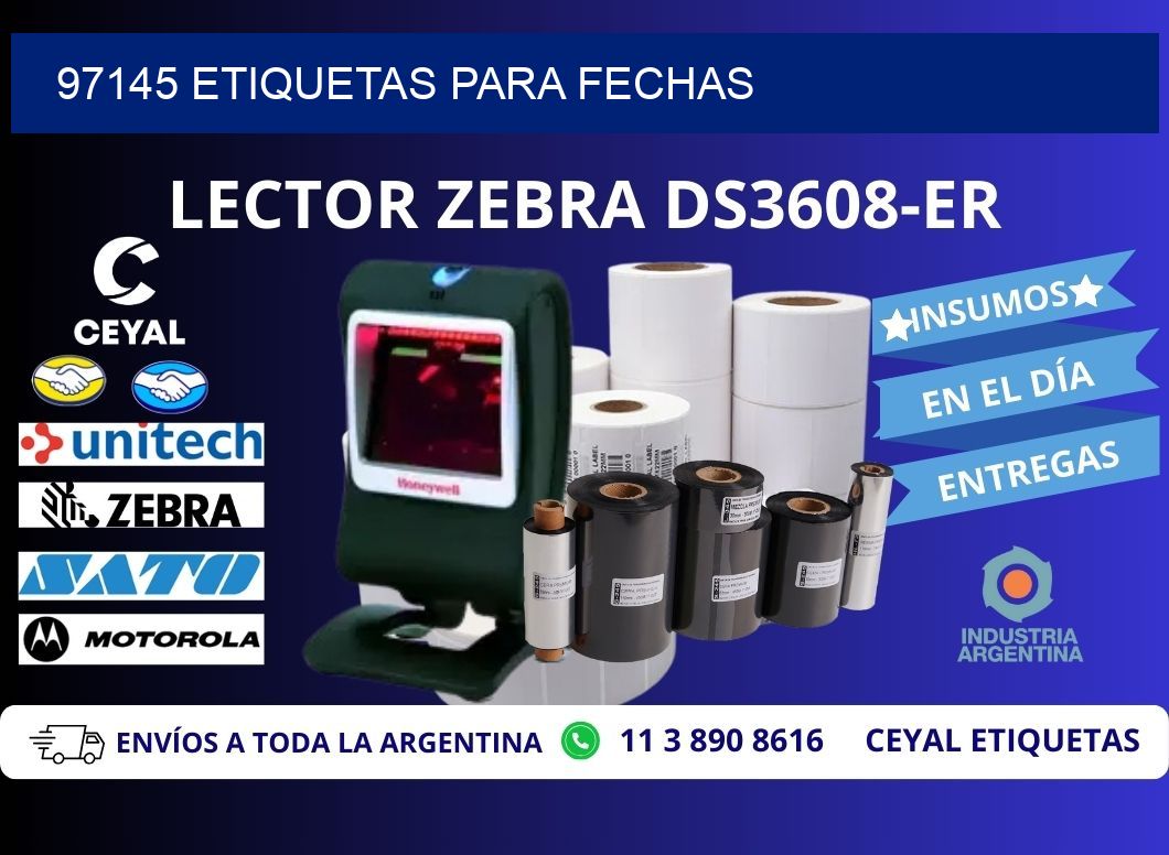 97145 ETIQUETAS PARA FECHAS