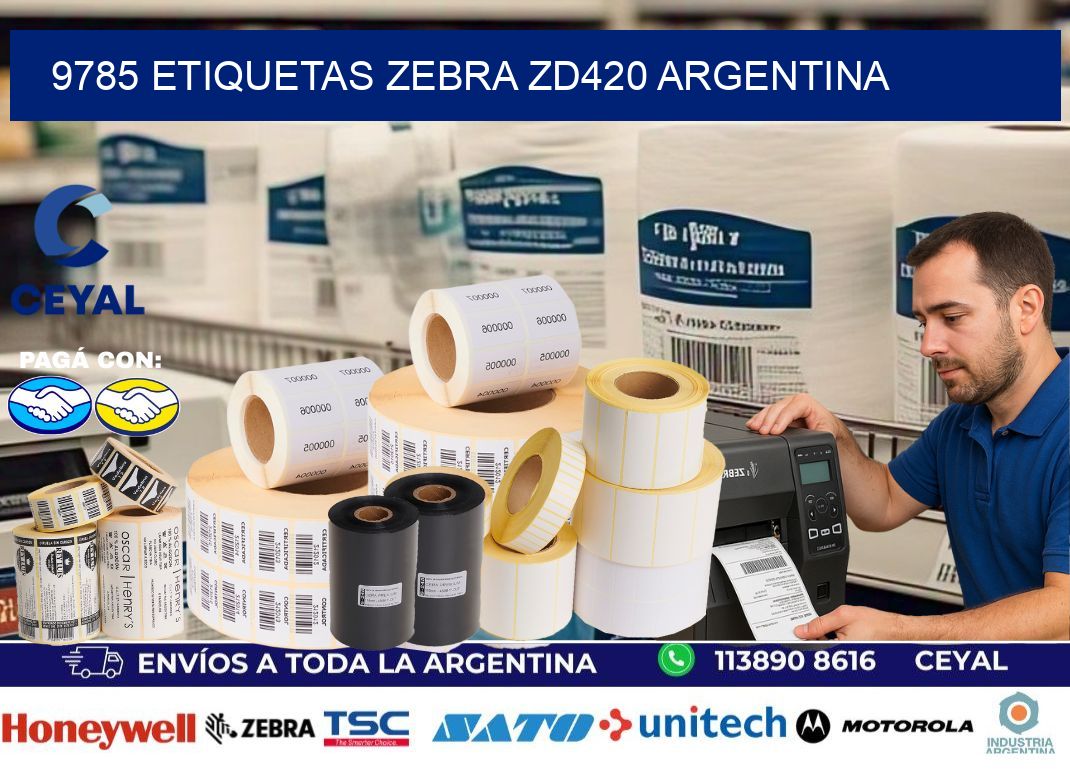 9785 etiquetas zebra zd420 argentina