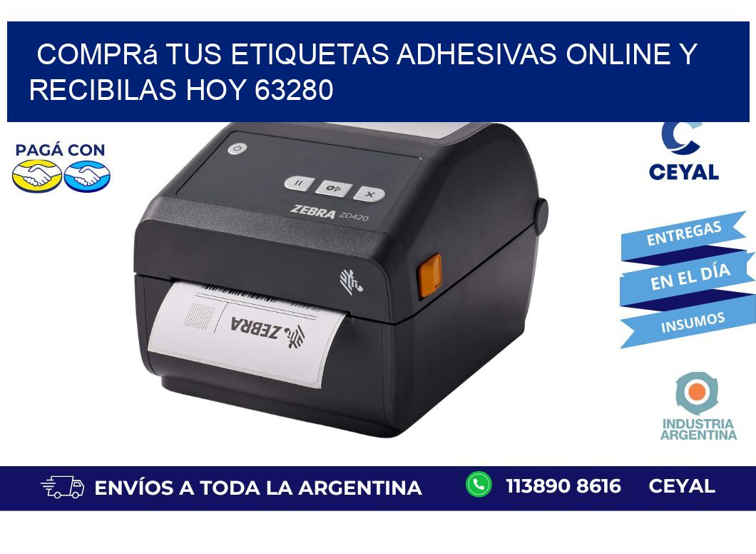 Comprá tus Etiquetas Adhesivas Online y Recibilas Hoy 63280