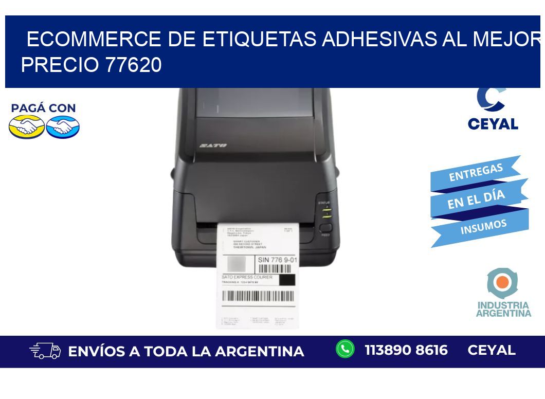 Ecommerce de Etiquetas Adhesivas al Mejor Precio 77620