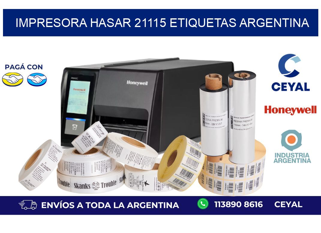 Impresora hasar 21115 etiquetas argentina