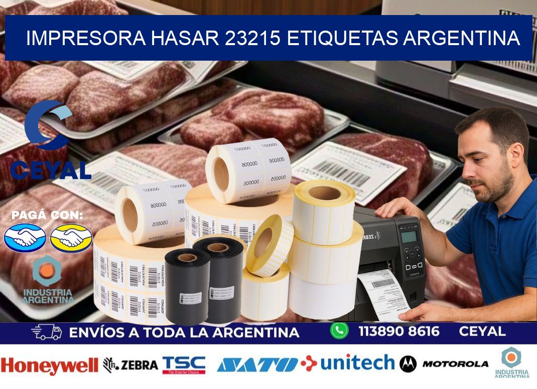Impresora hasar 23215 etiquetas argentina
