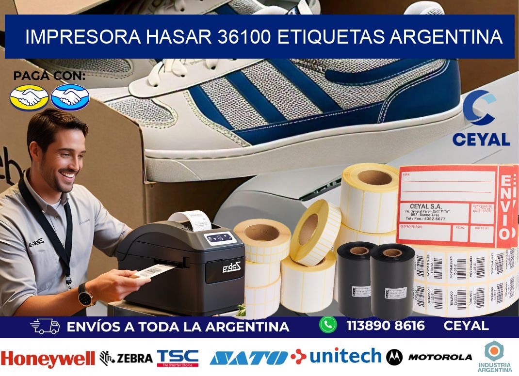 Impresora hasar 36100 etiquetas argentina