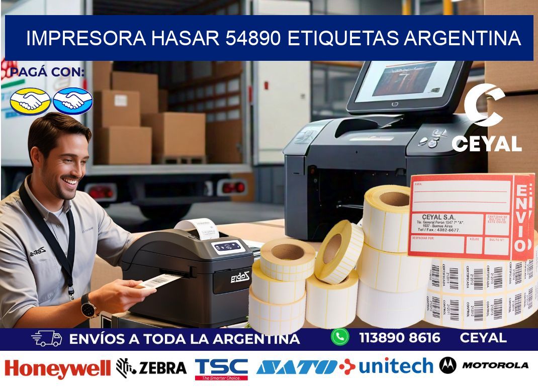 Impresora hasar 54890 etiquetas argentina