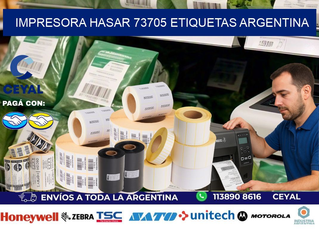 Impresora hasar 73705 etiquetas argentina