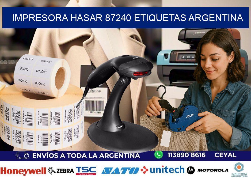 Impresora hasar 87240 etiquetas argentina