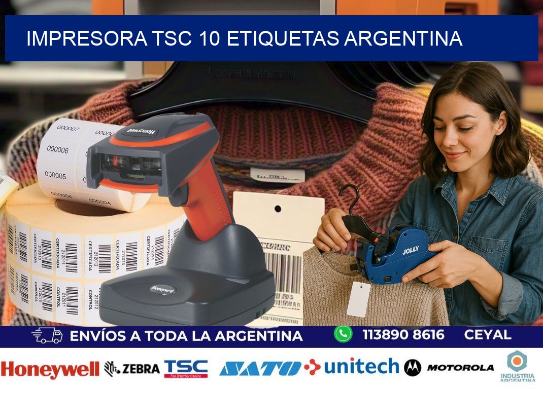 Impresora tsc 10 etiquetas argentina
