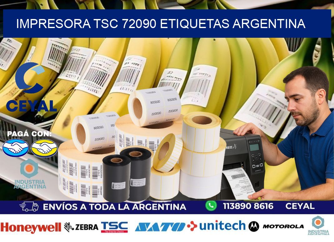 Impresora tsc 72090 etiquetas argentina