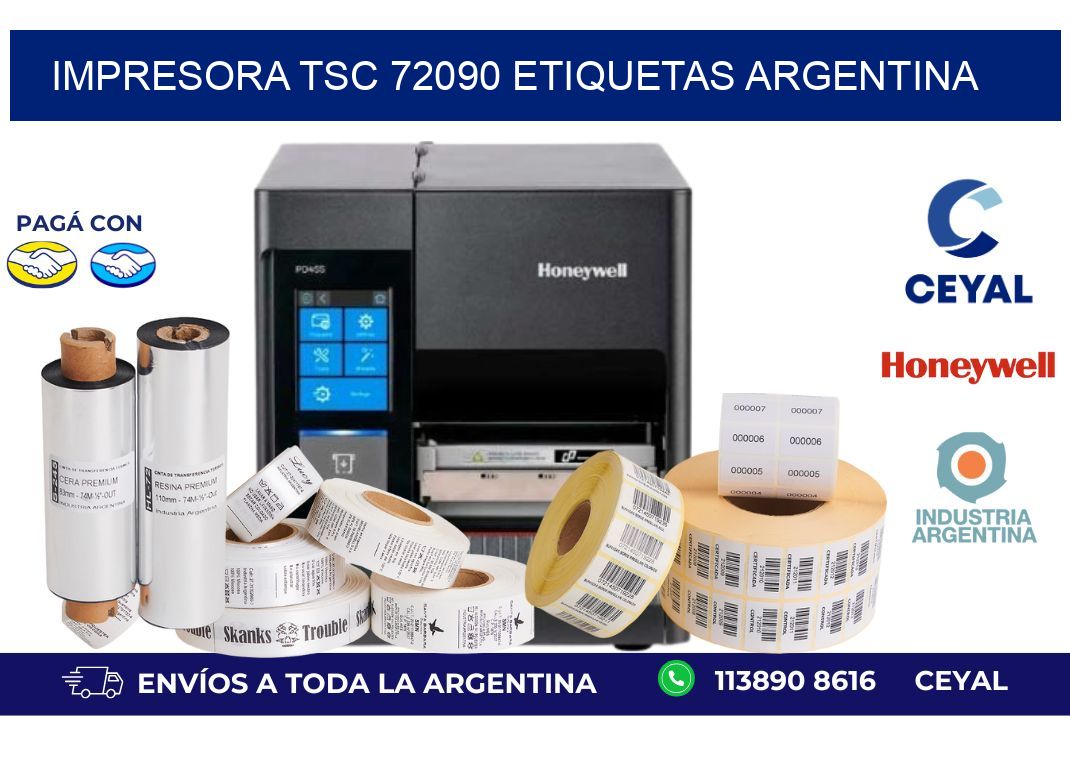 Impresora tsc 72090 etiquetas argentina