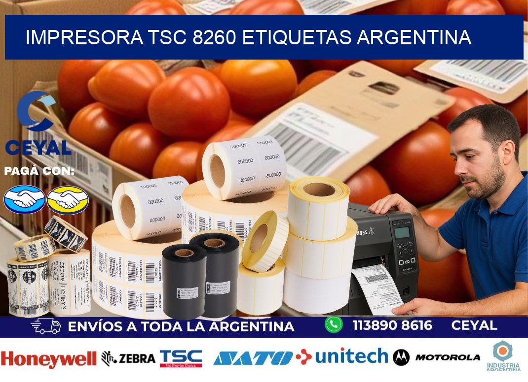 Impresora tsc 8260 etiquetas argentina