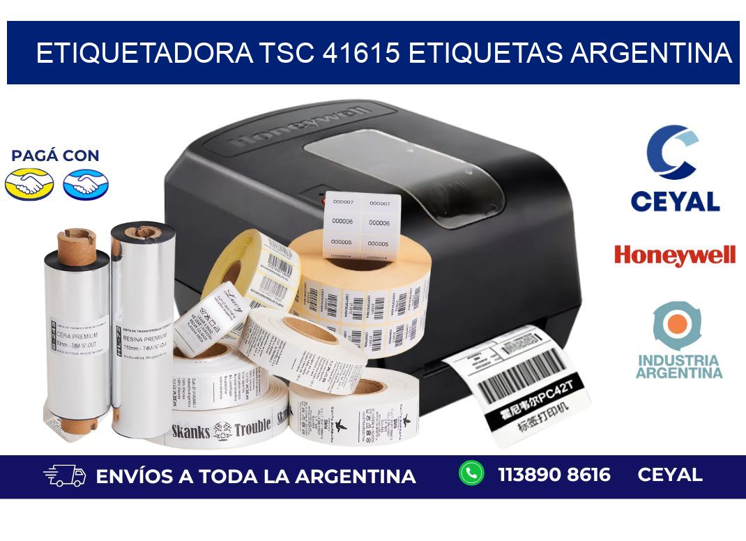 etiquetadora tsc 41615 etiquetas argentina