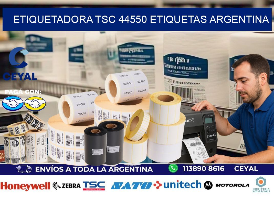 etiquetadora tsc 44550 etiquetas argentina