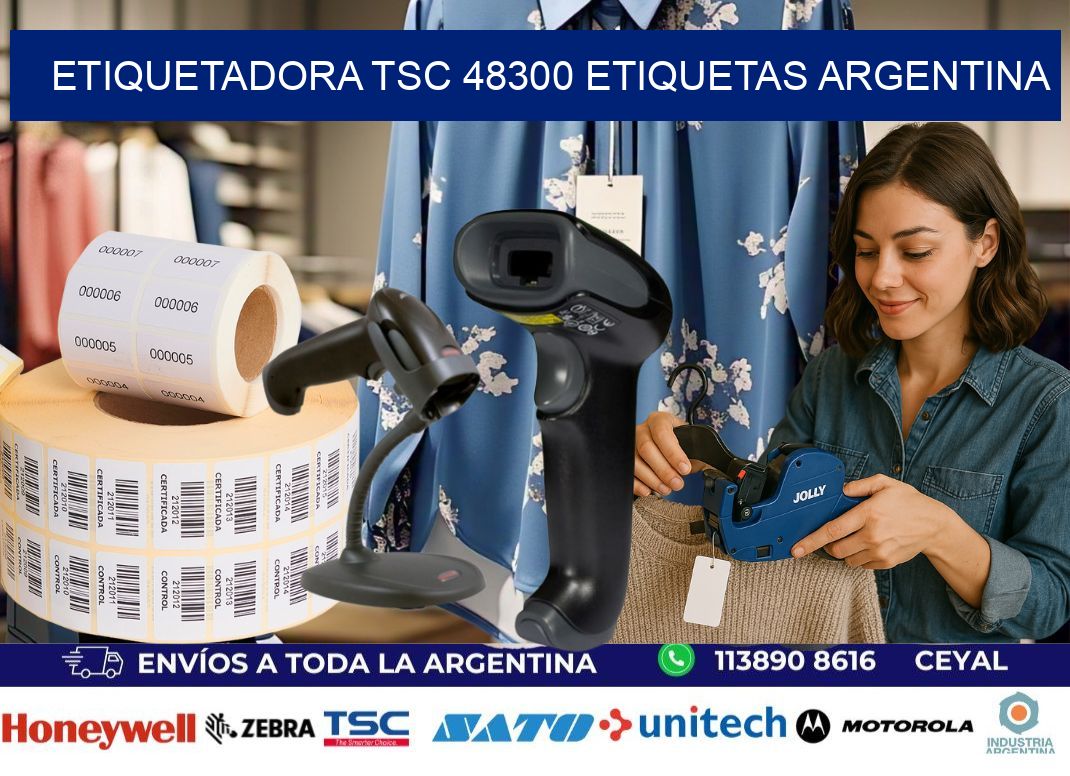 etiquetadora tsc 48300 etiquetas argentina