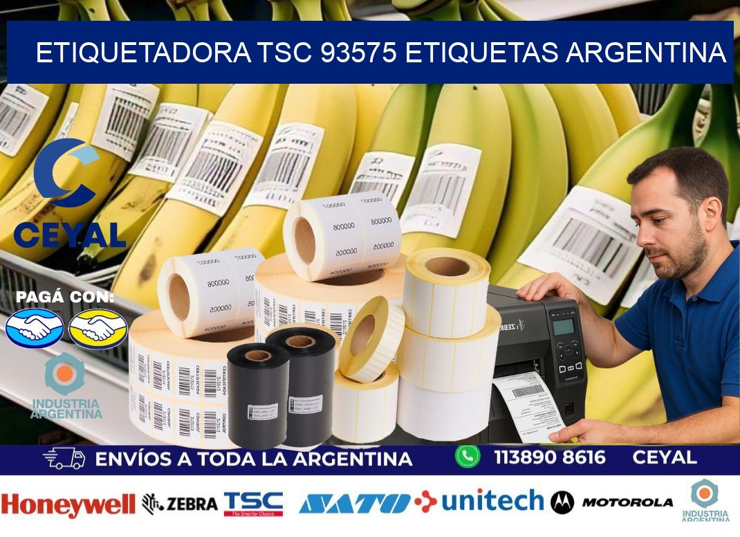 etiquetadora tsc 93575 etiquetas argentina