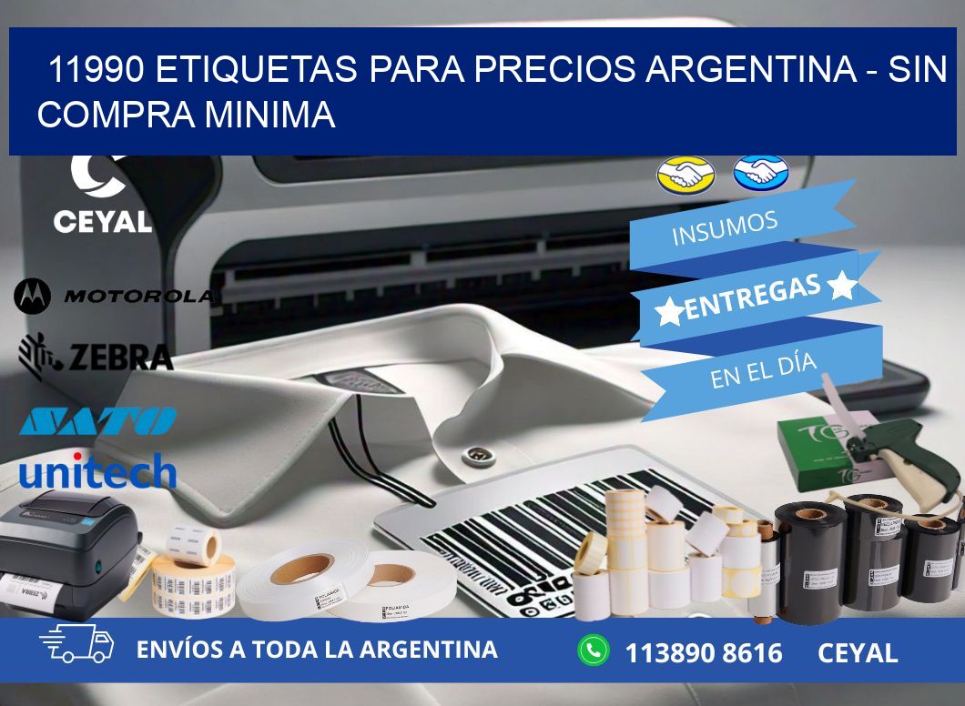 11990 ETIQUETAS PARA PRECIOS ARGENTINA – SIN COMPRA MINIMA