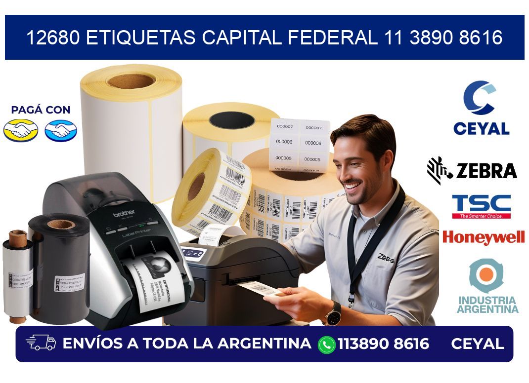 12680 ETIQUETAS CAPITAL FEDERAL 11 3890 8616