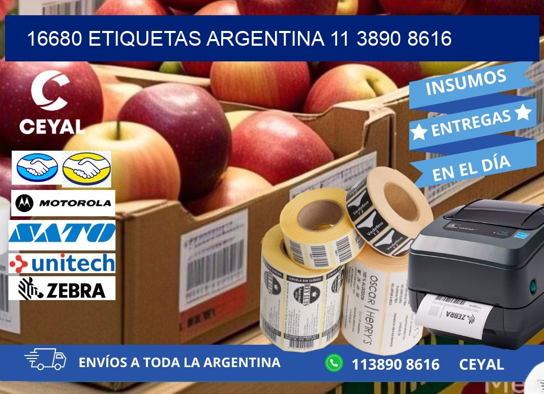 16680 ETIQUETAS ARGENTINA 11 3890 8616