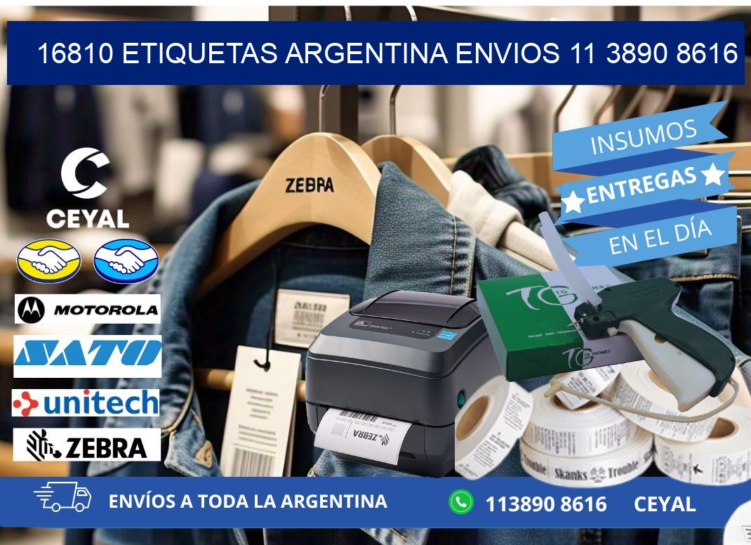 16810 ETIQUETAS ARGENTINA ENVIOS 11 3890 8616