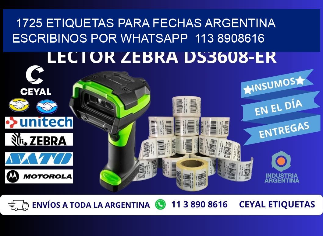 1725 ETIQUETAS PARA FECHAS ARGENTINA ESCRIBINOS POR WHATSAPP  113 8908616
