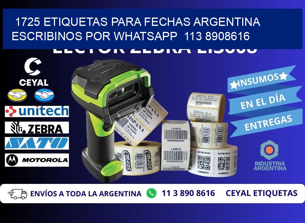 1725 ETIQUETAS PARA FECHAS ARGENTINA ESCRIBINOS POR WHATSAPP  113 8908616