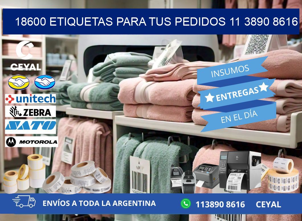18600 ETIQUETAS PARA TUS PEDIDOS 11 3890 8616