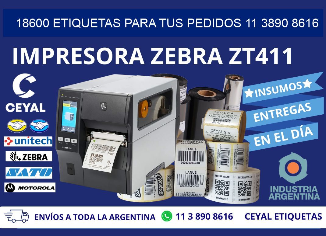 18600 ETIQUETAS PARA TUS PEDIDOS 11 3890 8616