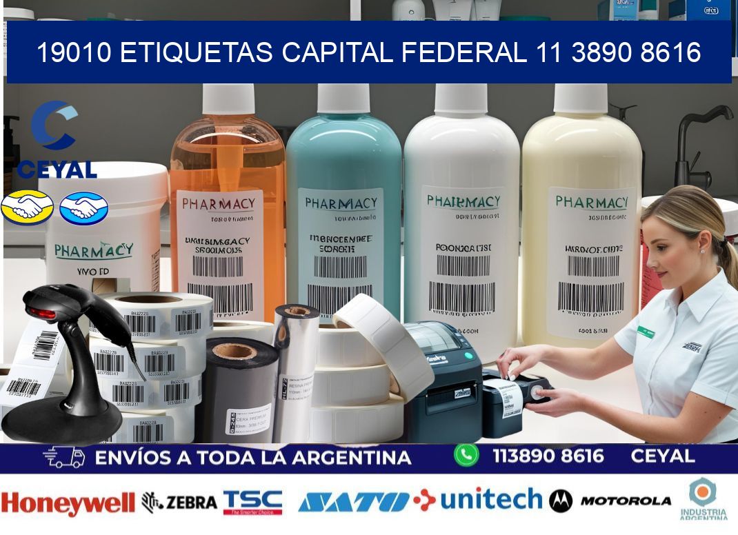 19010 ETIQUETAS CAPITAL FEDERAL 11 3890 8616