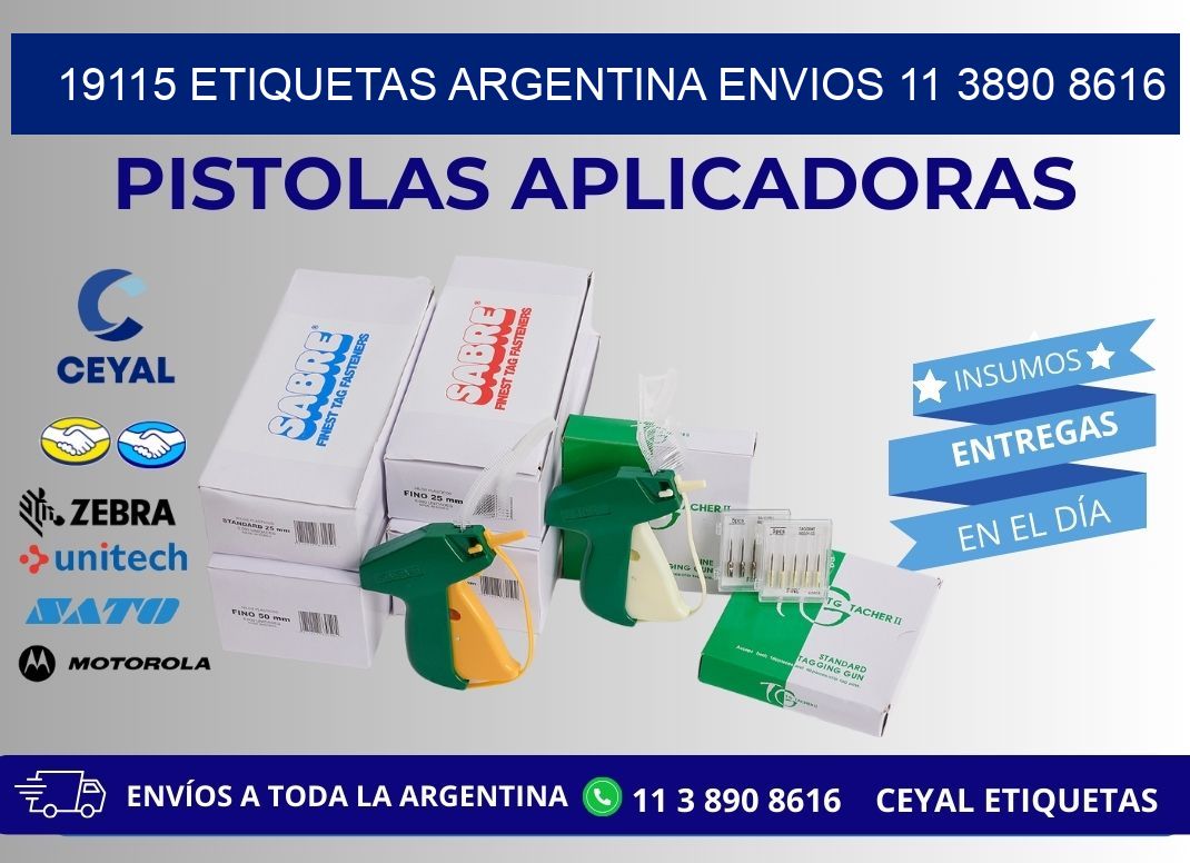 19115 ETIQUETAS ARGENTINA ENVIOS 11 3890 8616