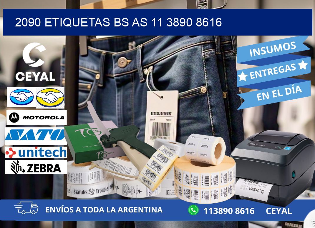 2090 ETIQUETAS BS AS 11 3890 8616
