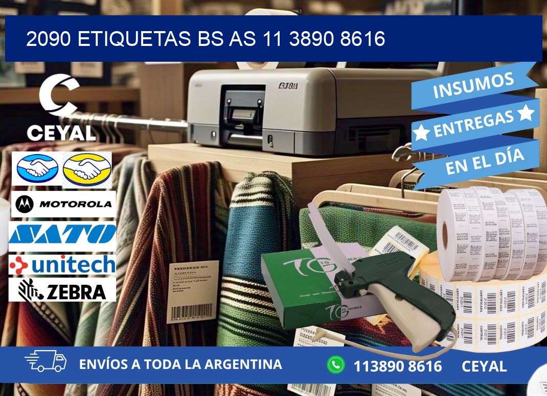 2090 ETIQUETAS BS AS 11 3890 8616