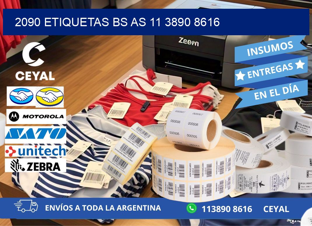 2090 ETIQUETAS BS AS 11 3890 8616