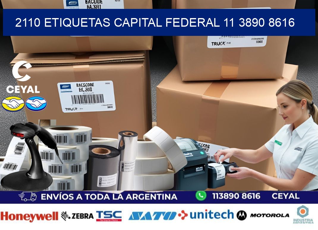 2110 ETIQUETAS CAPITAL FEDERAL 11 3890 8616