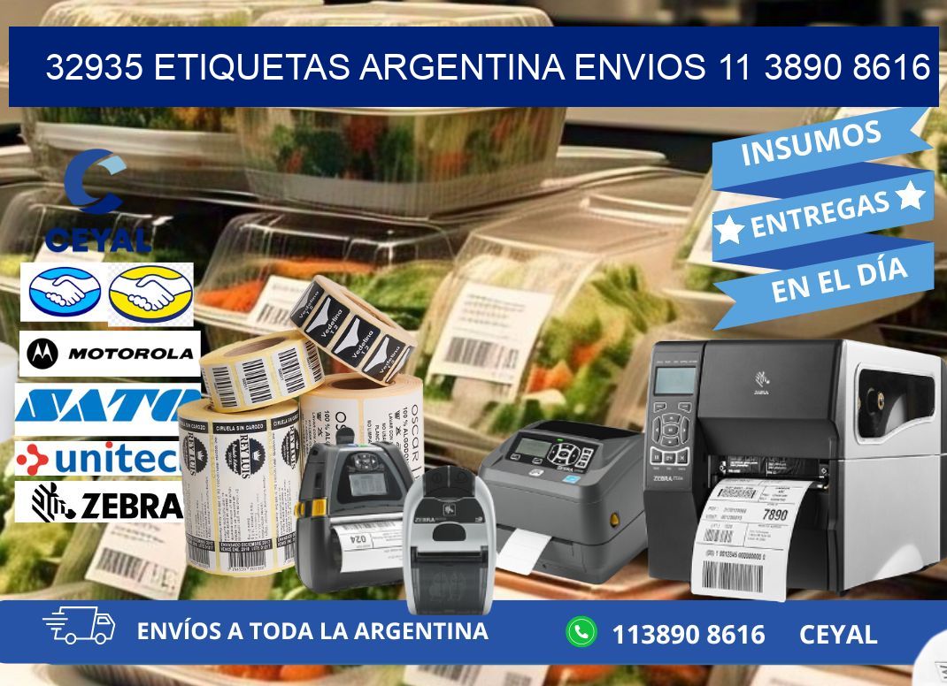 32935 ETIQUETAS ARGENTINA ENVIOS 11 3890 8616