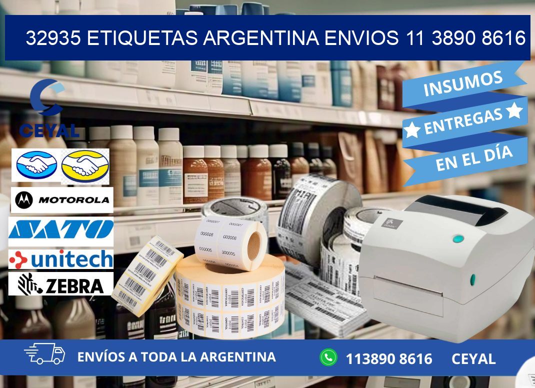 32935 ETIQUETAS ARGENTINA ENVIOS 11 3890 8616