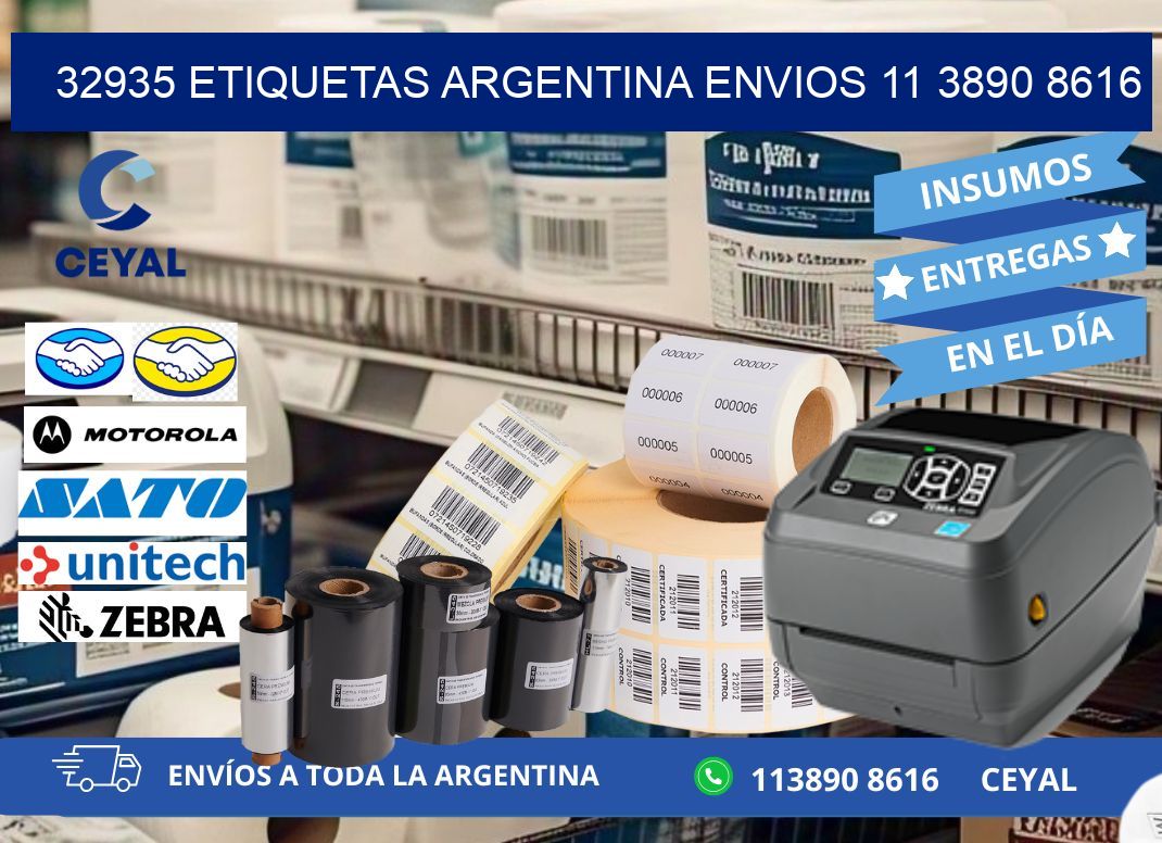 32935 ETIQUETAS ARGENTINA ENVIOS 11 3890 8616