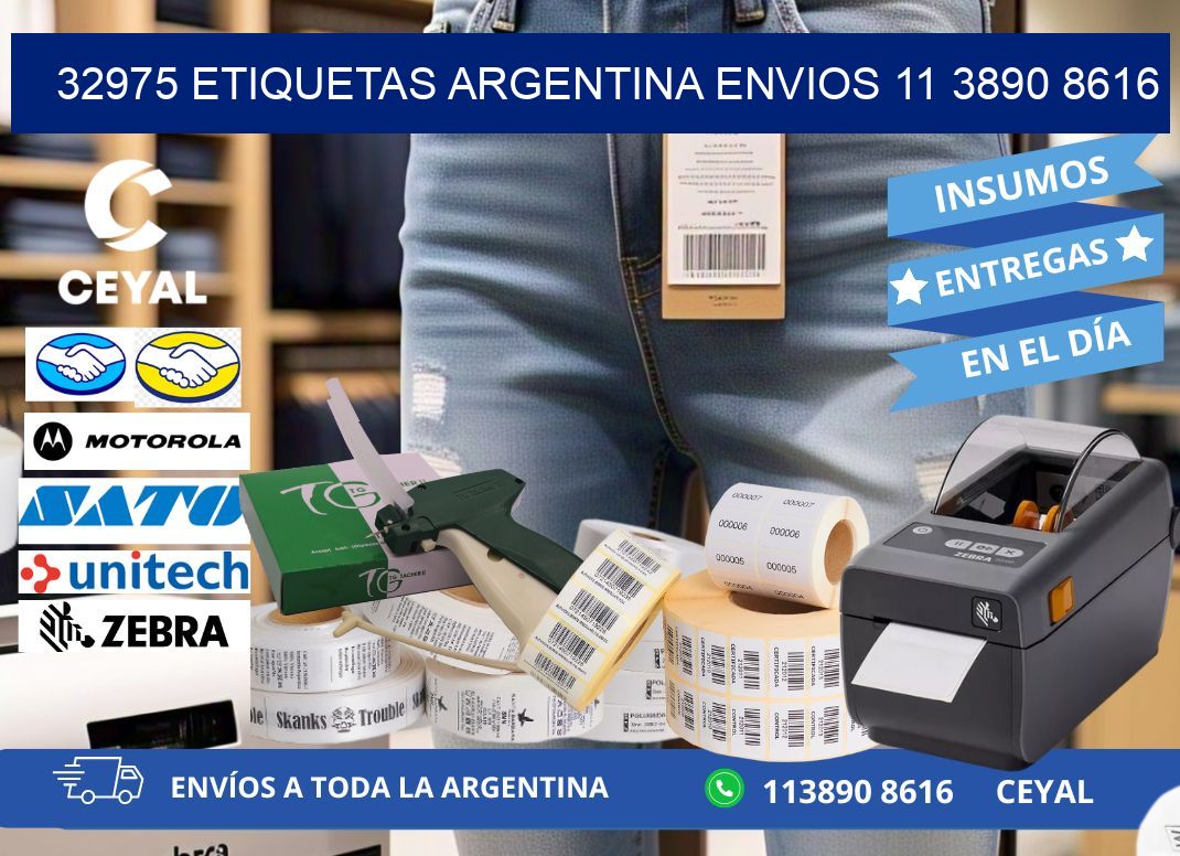 32975 ETIQUETAS ARGENTINA ENVIOS 11 3890 8616