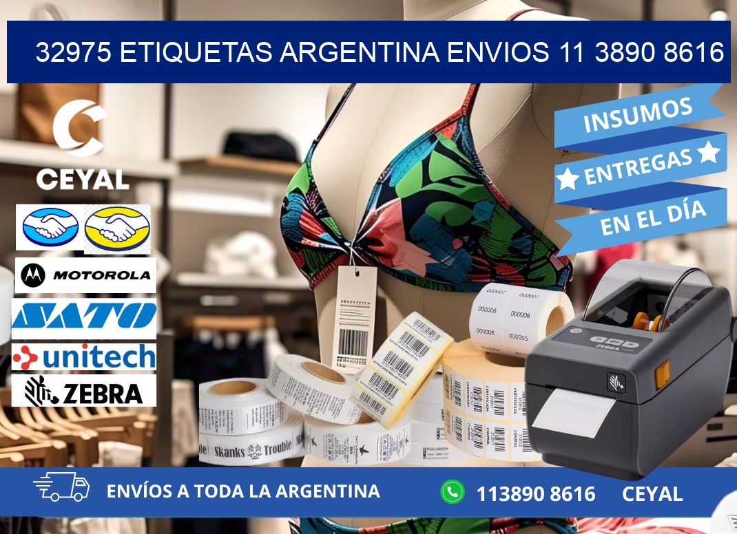 32975 ETIQUETAS ARGENTINA ENVIOS 11 3890 8616