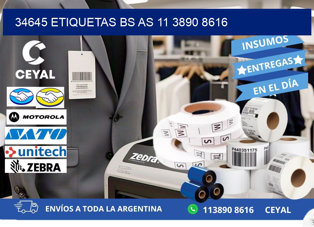 34645 ETIQUETAS BS AS 11 3890 8616
