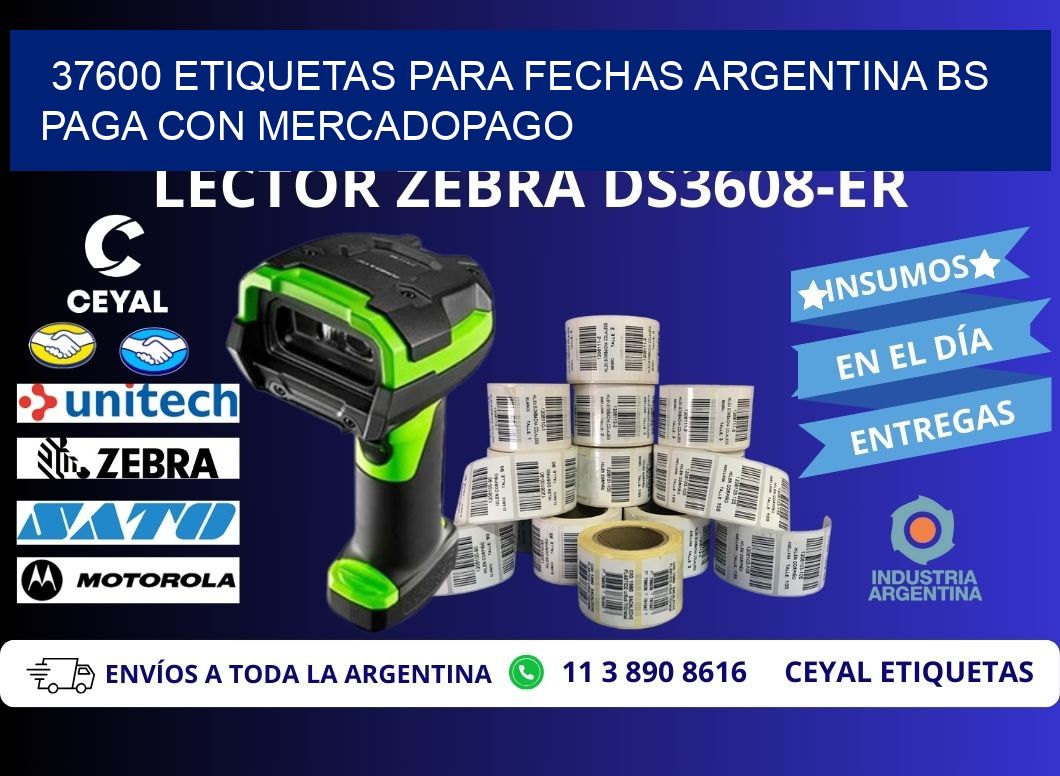 37600 ETIQUETAS PARA FECHAS ARGENTINA BS PAGA CON MERCADOPAGO